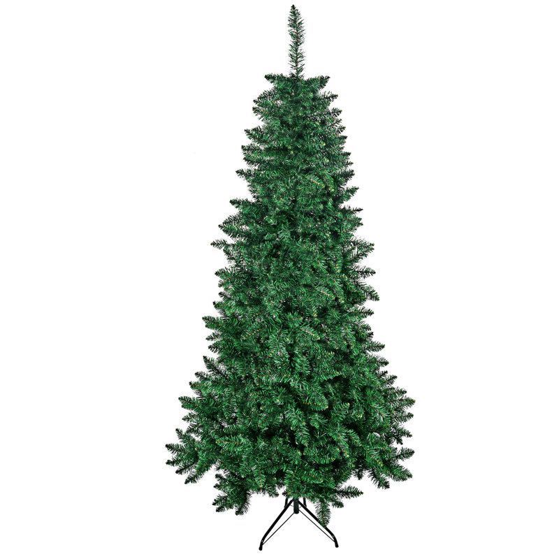Moitié d'arbre de Noël artificiel, 6.9'