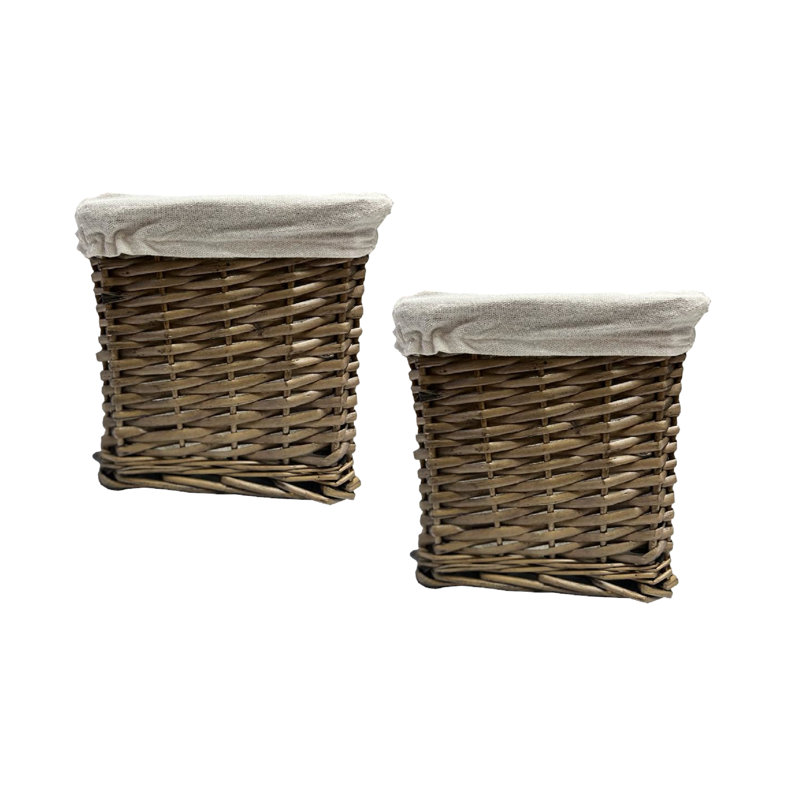Brambly Cottage Wicker Decorative Basket, Oak