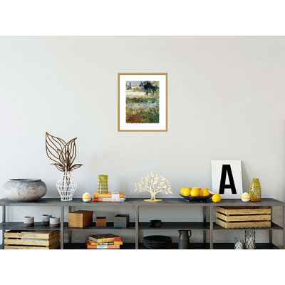 «Garden in Bloom Arles» par Vincent van Gogh, impression giclée encadrée