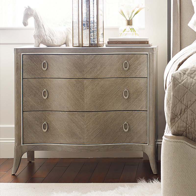 Avondale 3 - Drawer Solid Wood Nightstand