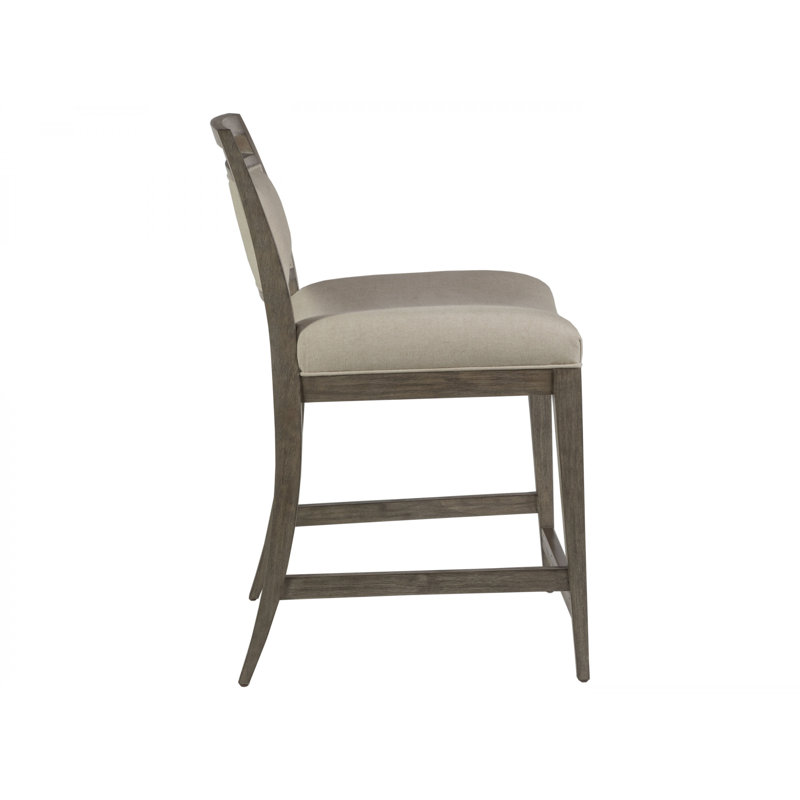 Cohesion Upholstered Stool, Counter Stool (24.5” Seat Height), Grigio