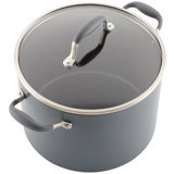 Anolon Advanced Home Hard Anodized Nonstick Stockpot With Lid, 10 Quart
