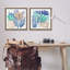  Ensemble de 2 toiles flottantes encadrées Coastal Coral & Seashells par Veronique Charron-1209338296-1209338278