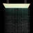 Brushed Gold 16x32inch Rain Shower Head Ceiling Mount Larger Square Rainfall Overhead Sprayer