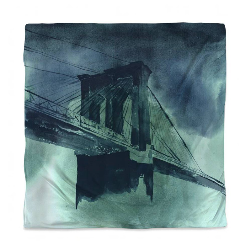 Housse de couette Abstract Brooklyn Bridge | Décoration de chambre à coucher moderne
