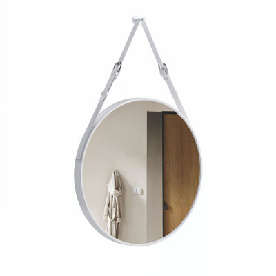 Trombly Metal Flat Wall Mirror