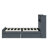 Danylle Twin Platform Bed Frame with 4 Open Shelves, 2 Storage Drawers and LED Light-1646557735