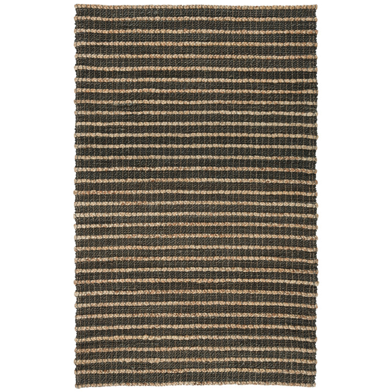 Jute / Sisal Striped Area Rug, Rectangle 8' x 10'