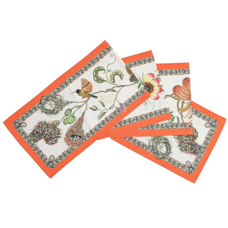Thanda Nests Table Runner, 94" L x 16" W, Parakeet