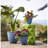 Dayton Traditional Recycled Plastic Indoor/Outdoor Planter with Attached Saucer-1626228657-1629948404
