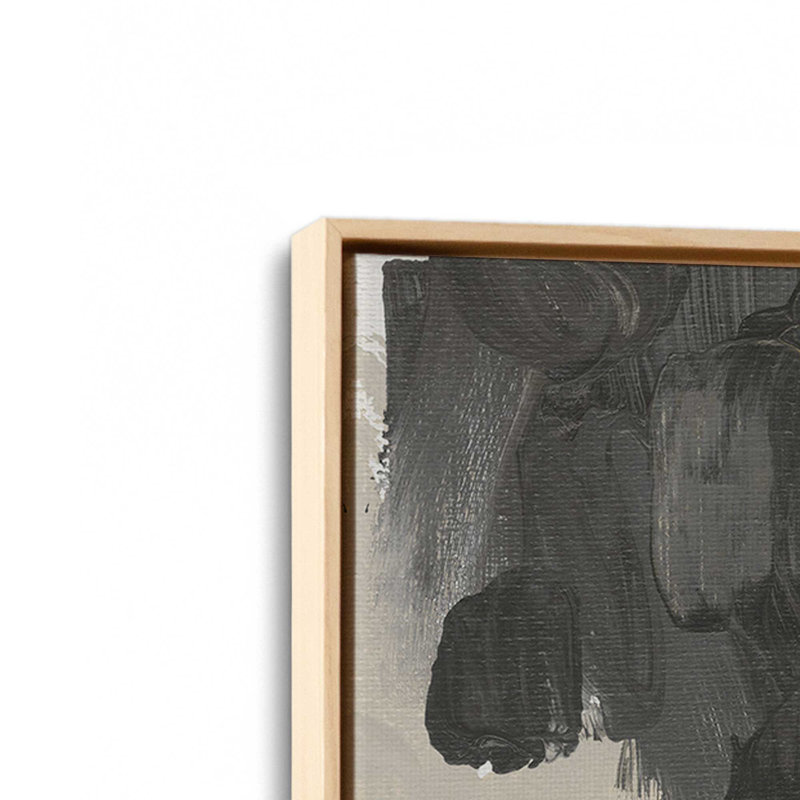 "Mosaïque monochrome V1" sur toile, Érable américain encadré, H 32,75 po x l 32,75 po x P 1,75 po
