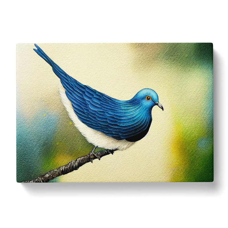 Dove Bird In Watercolour Vol.5 - Wrapped Canvas, 35cm H x 50cm W x 3cm D