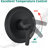 Stainless Steel Slide Bar Shower , Dual Heads, Matte Black, 1.8 Gpm Flow Rate, Rain / Massage Spray Pattern 7-Setting Flow, Dynamic Rainfall
