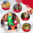 Weather Resistant Staked Christmas Santa Claus and Presents Inflatable Outdoor Decoration