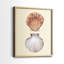 Coquilles bivalves III - reproduction encadrée de qualité supérieure - prête à être accrochée - aucun clou requis - aucun clou requis-1011071909-1011071904