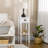 Homcom 2-tier Side Table With Drawer And Bottom Shelf: Narrow End Table For Living Room Or Bedroom, White Finish
