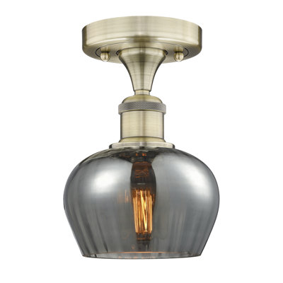 Hayons Glass Semi Flush Mount