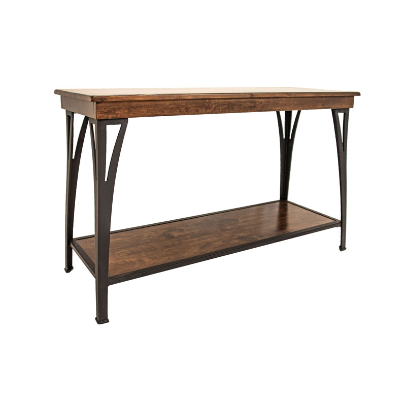 Kimio 50" Wide Sofa Back Table, Copper