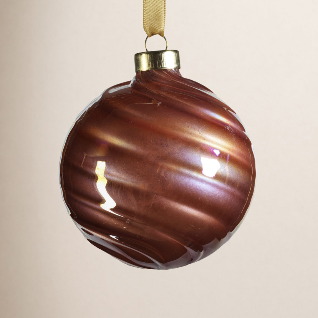 Havick The Holiday Aisle® Ball Ornament (Set of 6) The Holiday Aisle® 