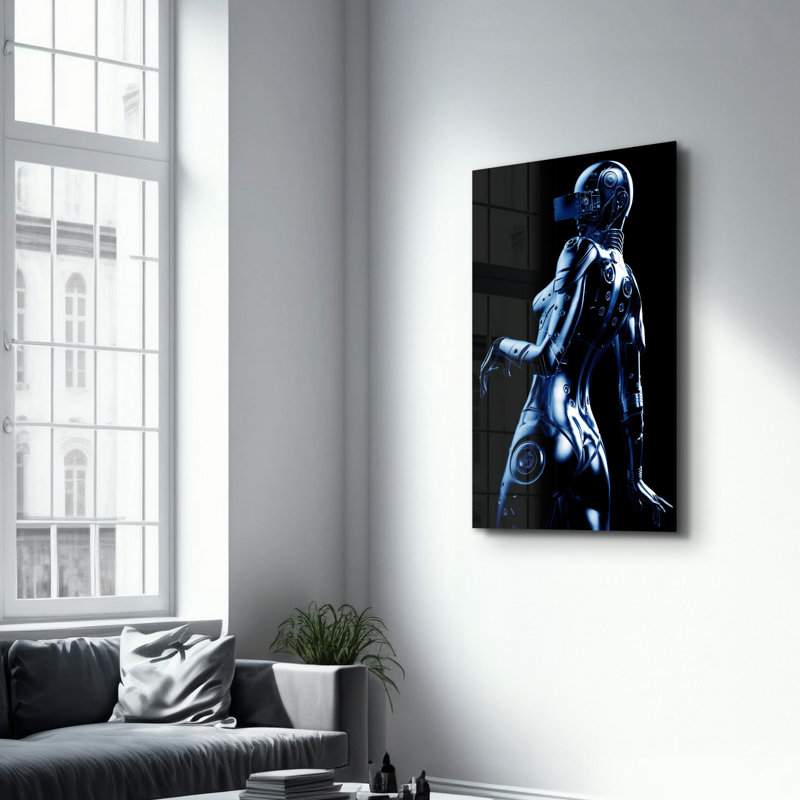 Elegant Tempered Glass Wall Art Painting, 13.8 x 21.7 inches | 100% Tempered Glass, Thickness: 0.16 inches | UV Printed for Vibrant Colors | Perfect for Home Decor, Living Room, & Office Spaces