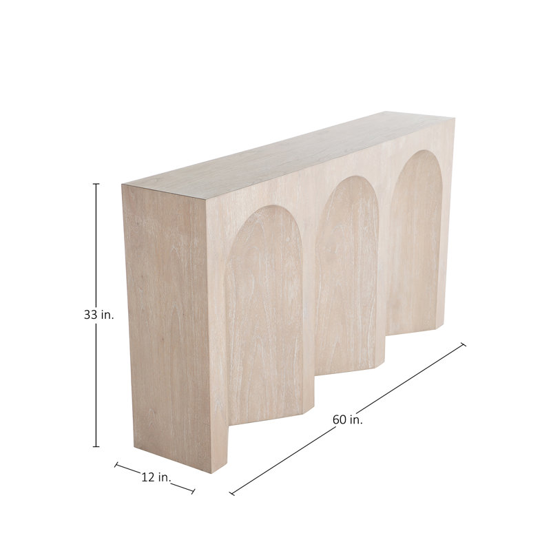 Arlee 60" Solid Wood Console Table