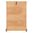 Farmhouse 5-Drawer Solid Pine Wood Dresser, Rustic Bedroom Chest of Drawers with Metal Handles, Bedroom Storage Cabinet