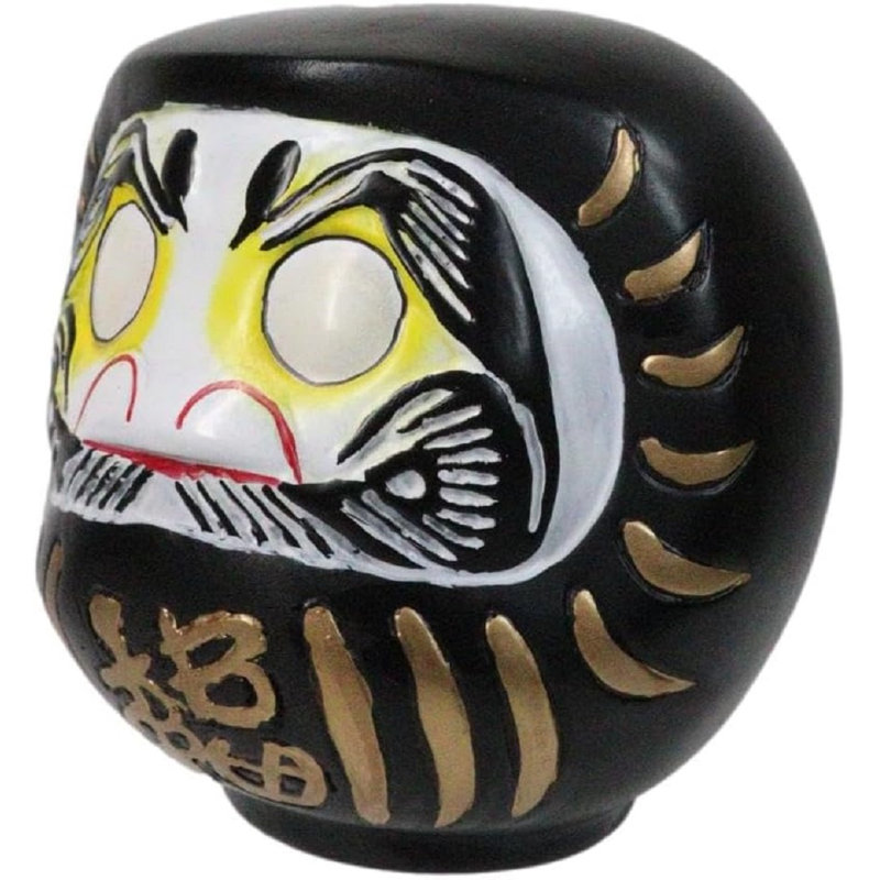 Figurine Daruma, Noir