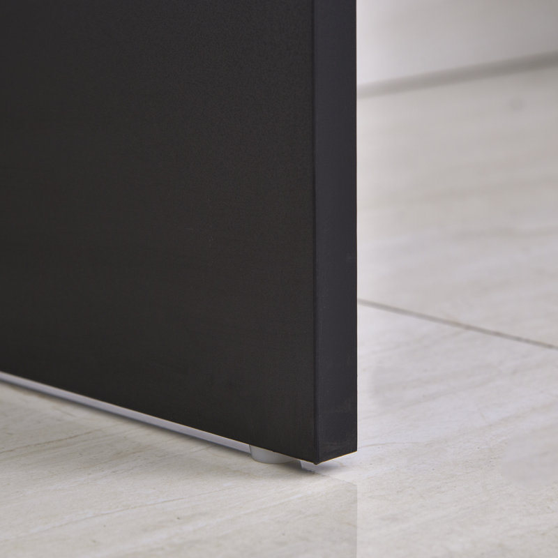 Cravens Computer Desk, Black/Black