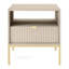 54cm W Manufactured Wood Bedside Table