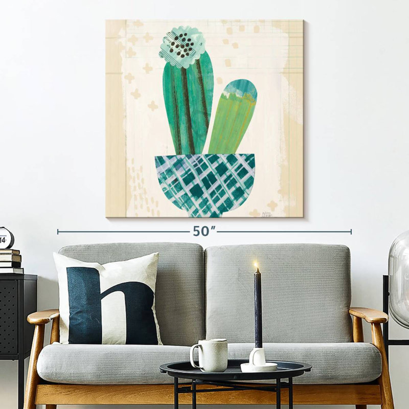 Harnek Collage Cactus III, H 33 po x l 33 po