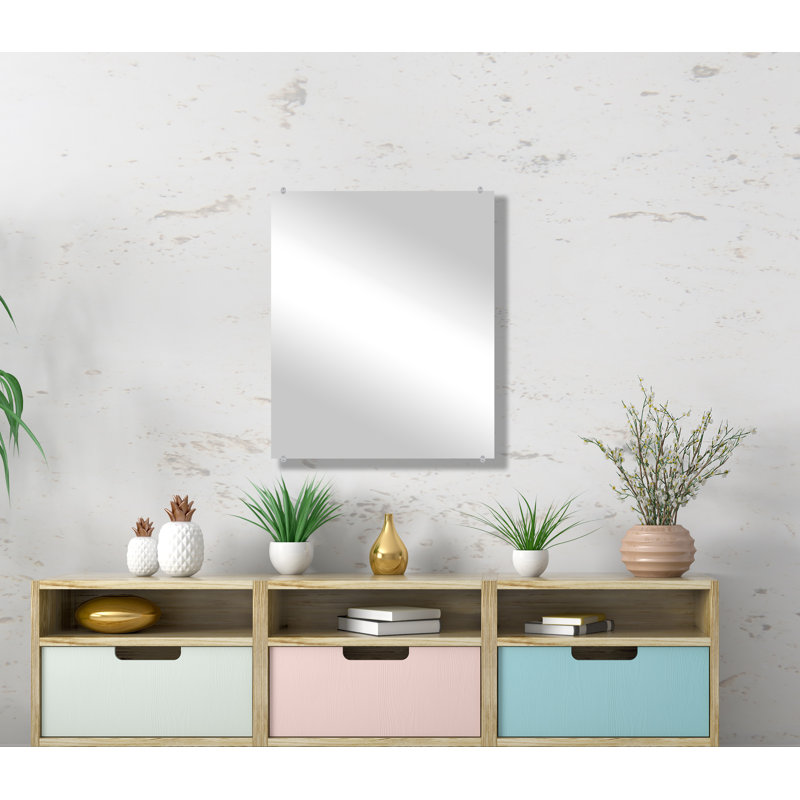 Zarrea Flat Wall Mirror, 25" x 46"