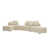 Tissu beige est en rupture de stock sélectionné