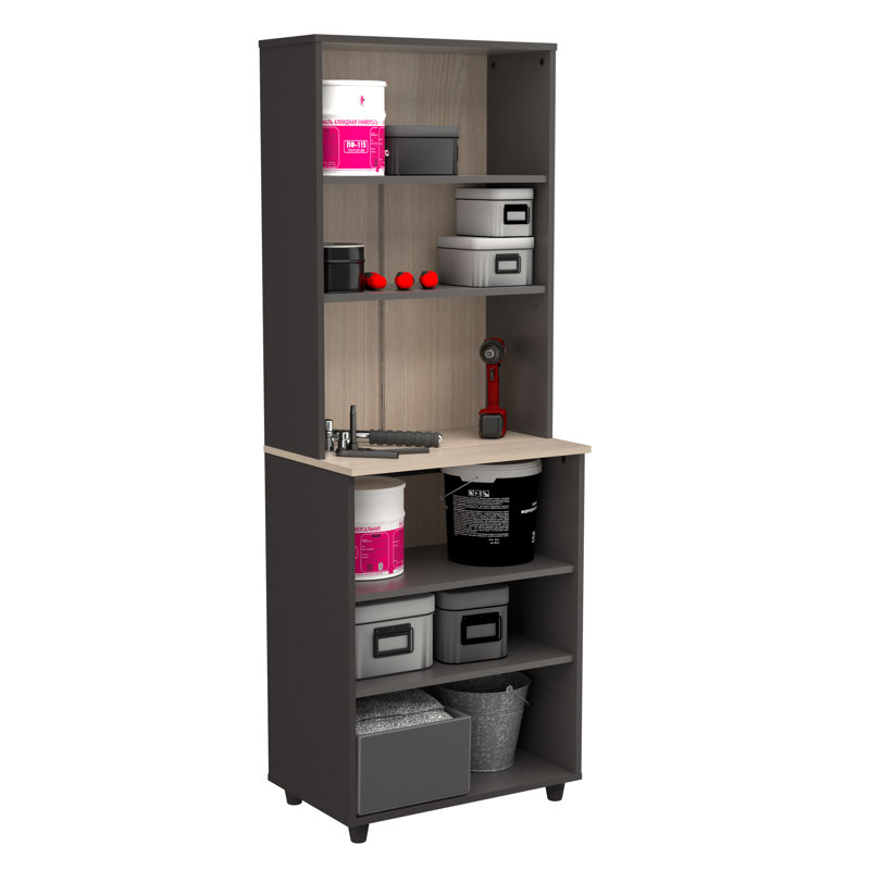 Unité de rangement de garage H 66,1 po x l 23,6 po x P 15,4 po Jezelle