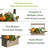 8'' Faux Pumpkin Plant in Wood Basket