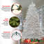 The Holiday Aisle® Dunhill Fir White Tree with Clear Lights-918514727
