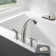 Double Handle Deck Mounted Roman Tub Faucet with Rough-in Valve