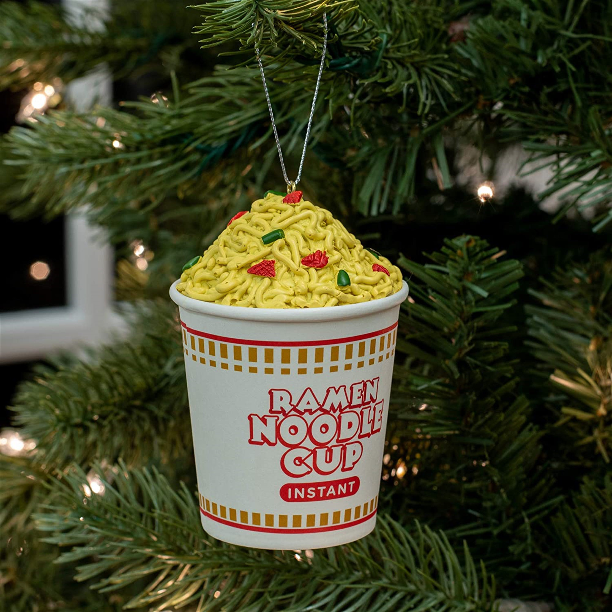 ramen noodle christmas ornament