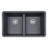 33 in. x 19 in. Quartz Undermount 50/50 Double Bowl Kitchen Sink-100413114