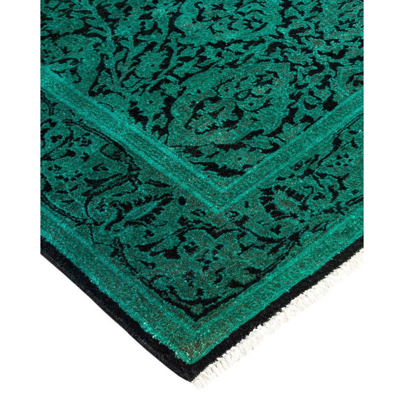 Tapis noué à la main Weirsky - One-of-a-Kind Weirsky - Vert