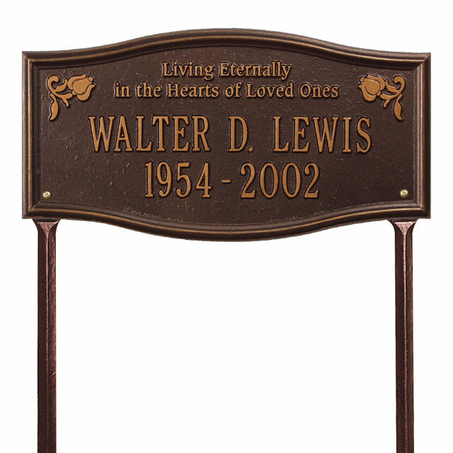 Memorial Plaques for a timeless tribute to your loved ones