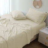 MILDLY Luxury Soft Microfiber Bed Sheets Set, 1800 Series 22" Deep Pocket 4 Piece Bedding