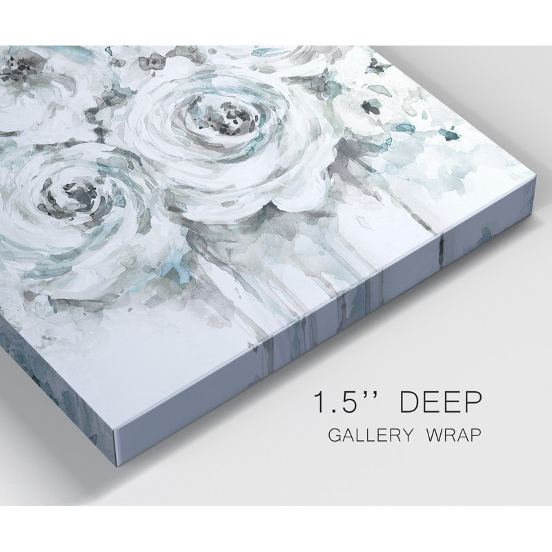 «Spring Blues I», ensemble de 2 reproductions d'art sur toile tendue, H 16 po x l 32 po x P 1 po