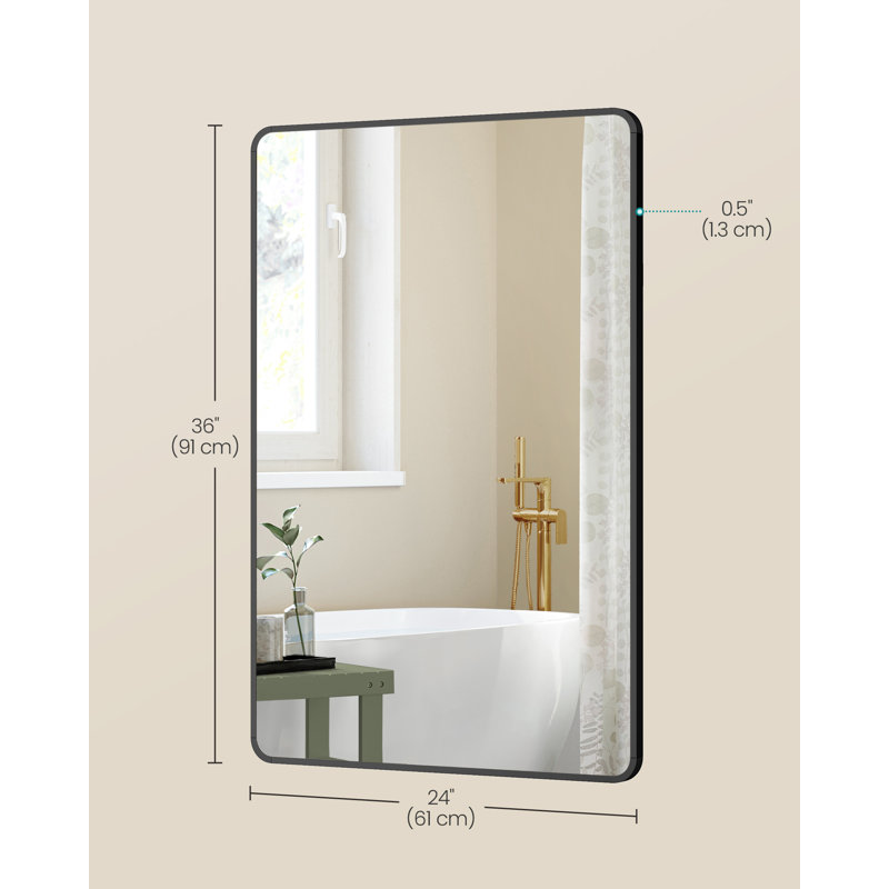 Aluminium Rectangle Mirror
