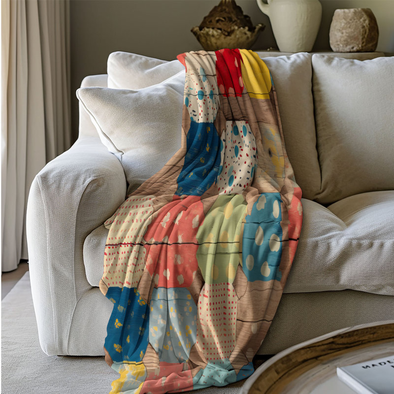 Bois à motifs - couverture 1 pièce, L 80 po x l 60 po