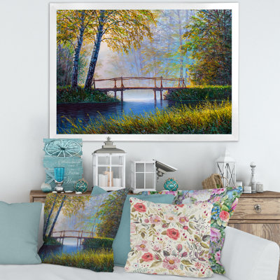 «Morning Sunlight And The Awakening Spring Forest», peinture sur toile