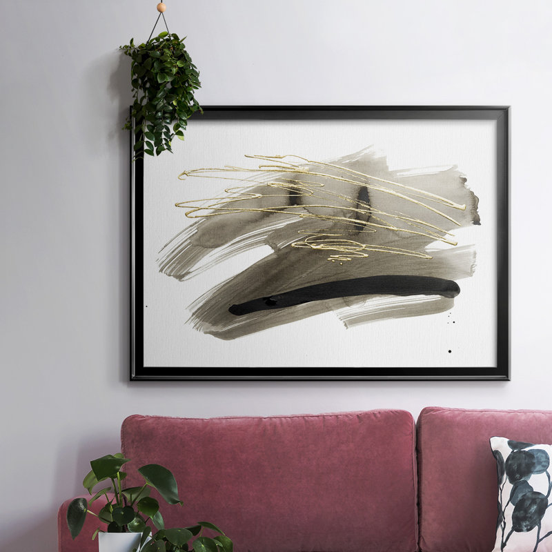 «Freedom II», reproduction sur toile encadrée, H 14 po x l 20 po x P 1,5 po, Noir