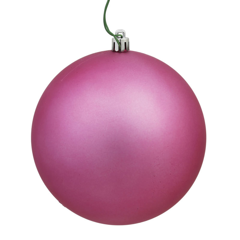 Holiday Décor Ball Ornament, Plum 