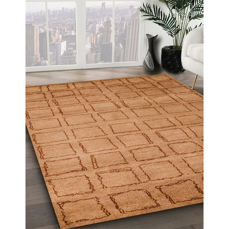 Abstract Indoor Rug, Square 8'