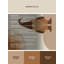 Tapis scandinave beige lavable à la machine Alan Gnome - Reliure beige-1457165099