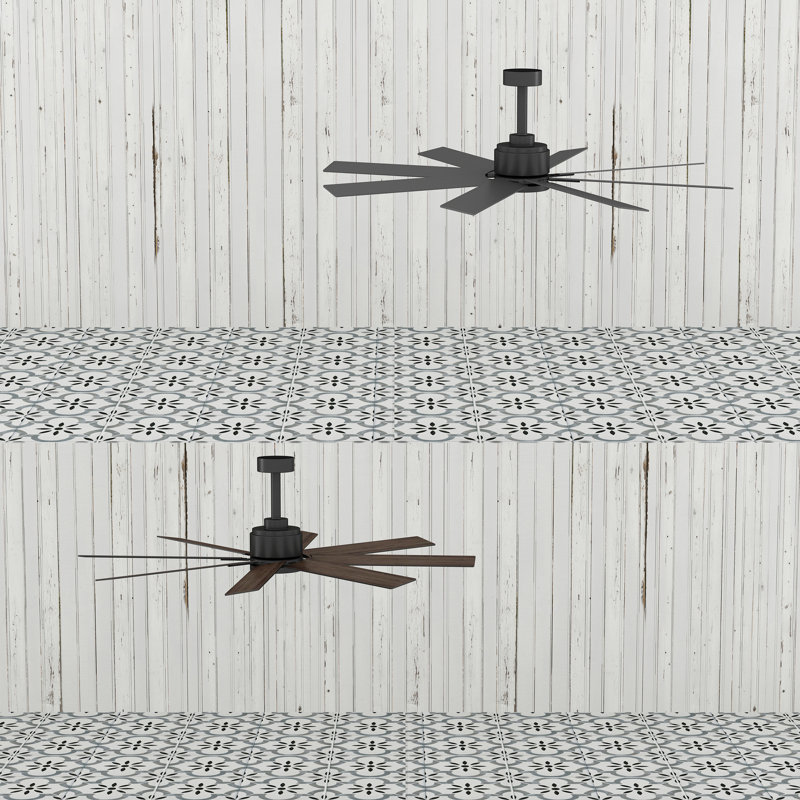 Ventilateur de plafond à 8 pales avec télécommande Slane